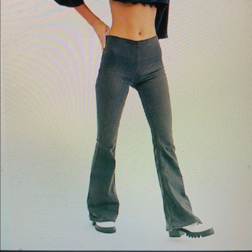 Free People Penny Pull-On Flare Jeans